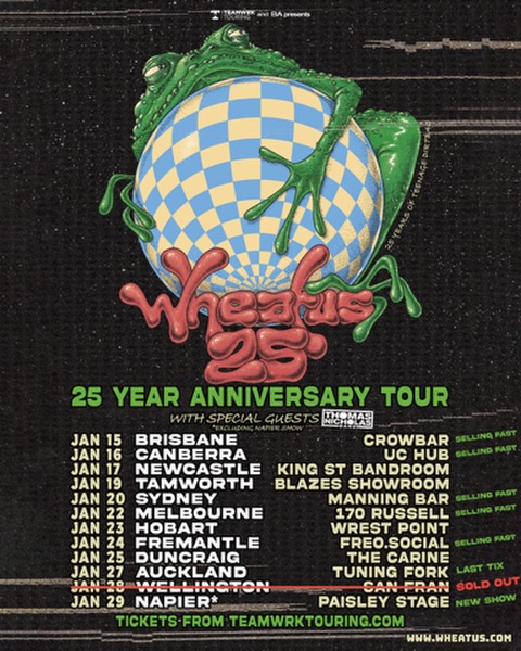 Thomas Nicholas Band Live in 2026 Tour Poster 2026